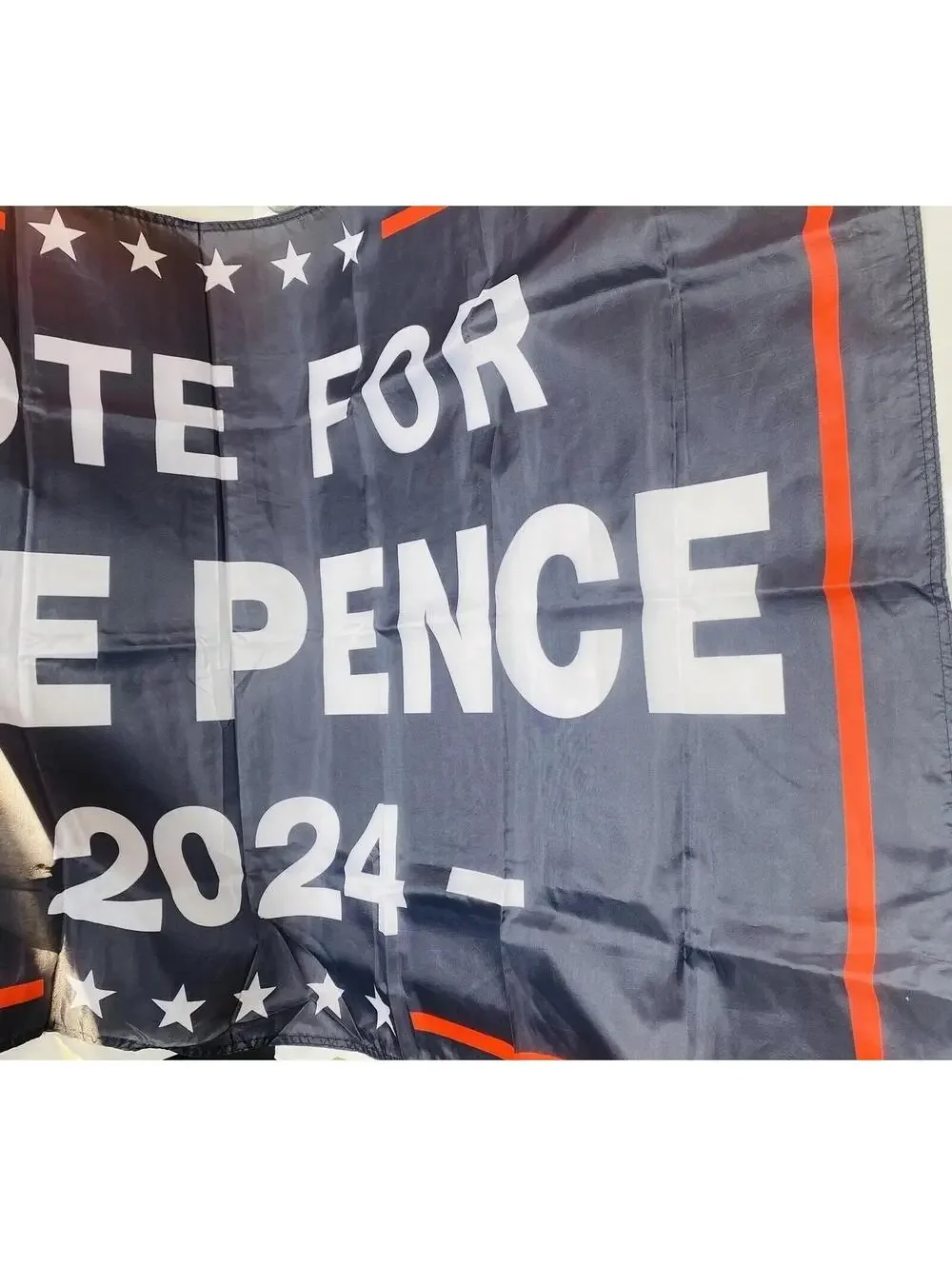Vote For Mike Pence 2024 Flag 60”x35” Roughly Brand New